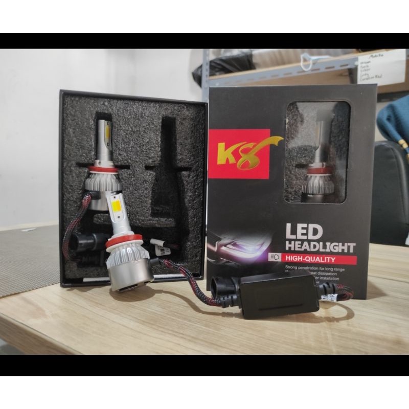 H4 H11 Led 3 warna K8