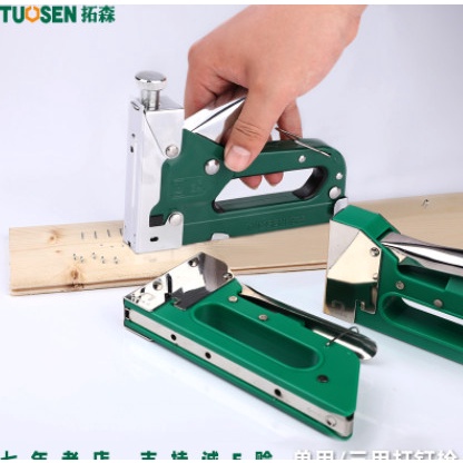 Gun Tembak Kayu Stapless Gun Hand Tools Alat Pertukangan Tracker Isi