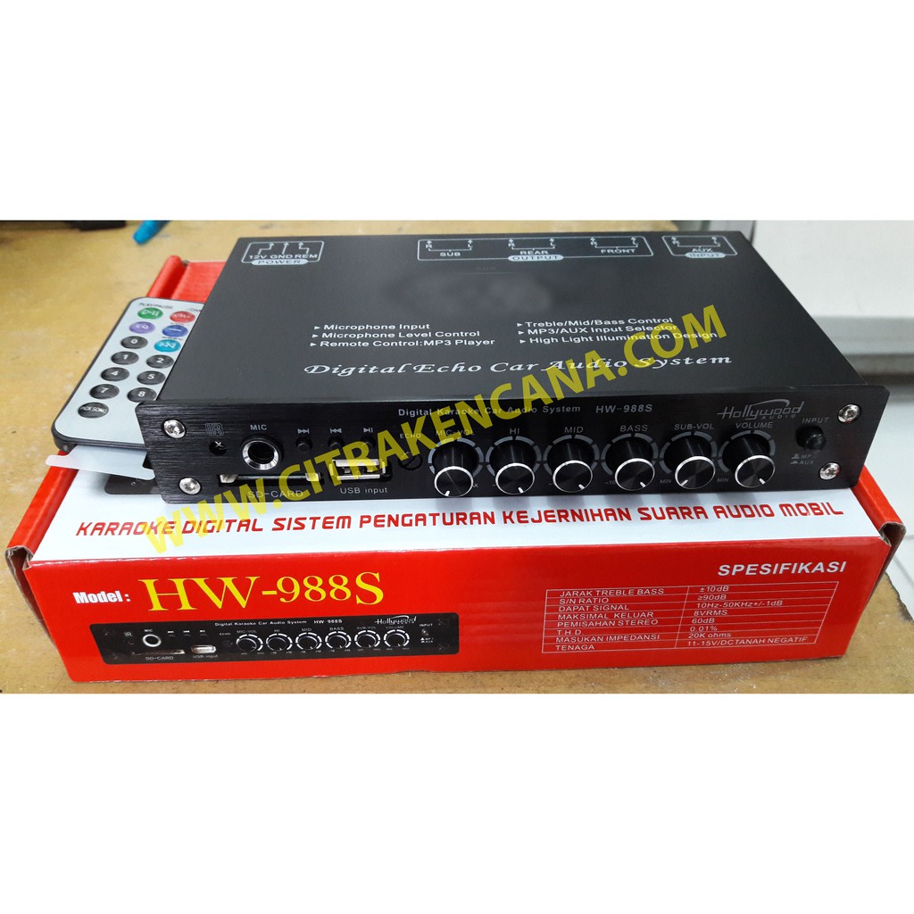 AMPLIFIER KARAOKE MOBIL