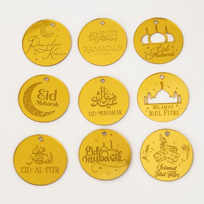 

Eid Mubarak / Ramadan / Selamat Idul Fitri tag Gold Mirror