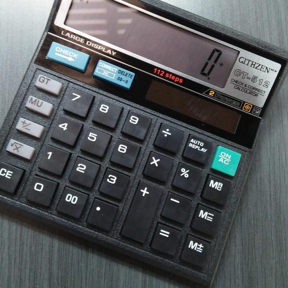 

Best - Kalkulator Citizen CT 512 Penghitung 12 digit cek and corect,,
