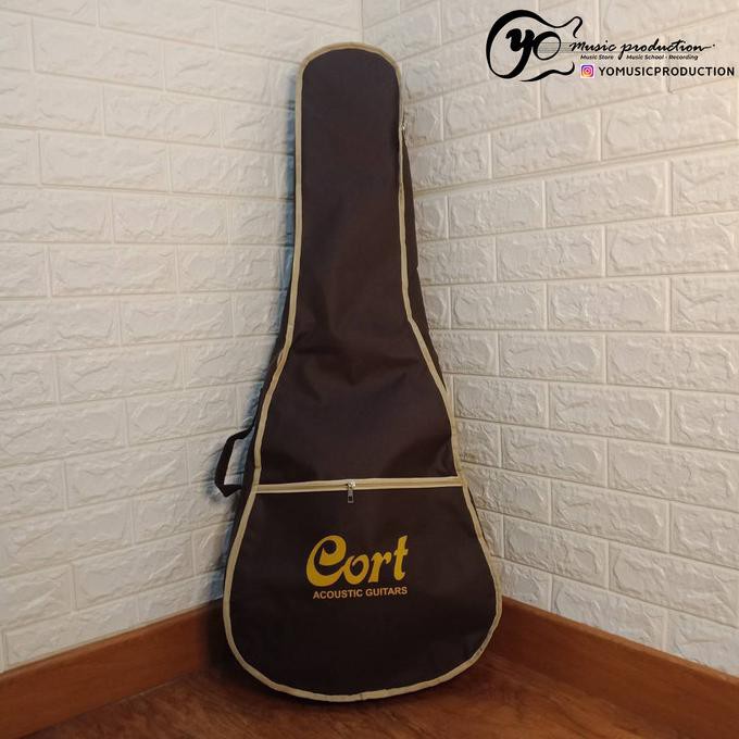 Monggo] Gigbag Gitar Tas Akustik Cort Ransel Cort Gitar Original Padded Busa