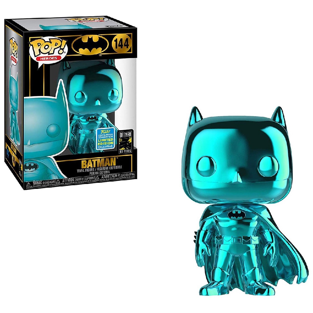 

Funko Pop Heroes : Batman Teal CH SDCC 19 #144