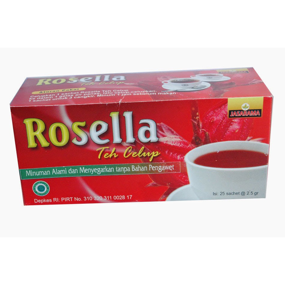 

Teh celup rosella 25sachet jasarama - meningkatkan kesehatan tubuh