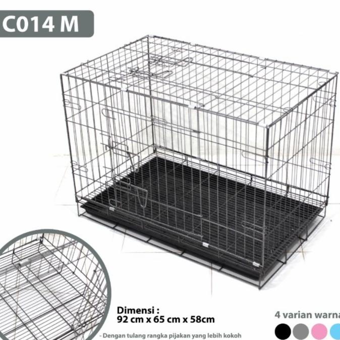 Kandang Anjing Kucing Besi Lipat Dayang Dog Cage 014 014M Knockdown Pbl9Wyua18