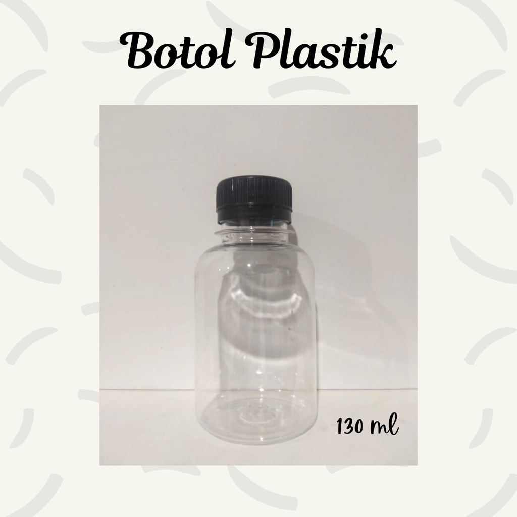 Botol Plastik 130ml / Botol Plastik Kecil / Botol Travel Size / Wadah Isi Ulang