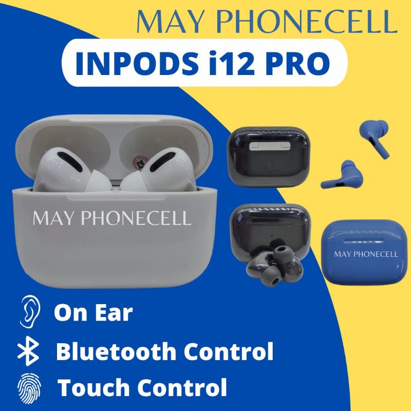 Headset Henset Earphone Inpods i12 Pro Macaron Wireless Terbaru BT V5.0 handset  Handsfree Earbuds T