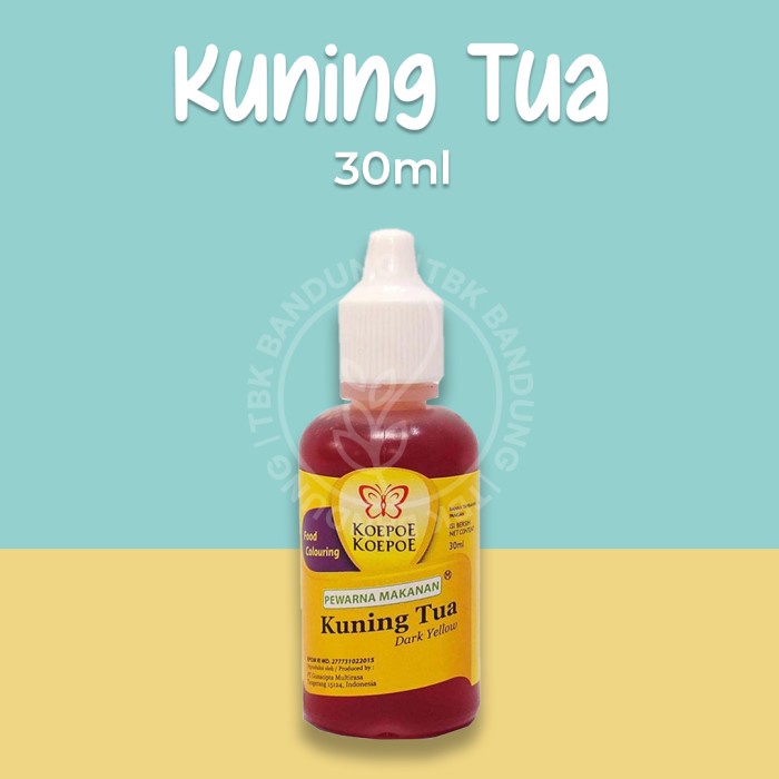 

Ht62D Koepoe Pewarna Makanan Varian 30Ml - Kuning Tua Ht5Hh