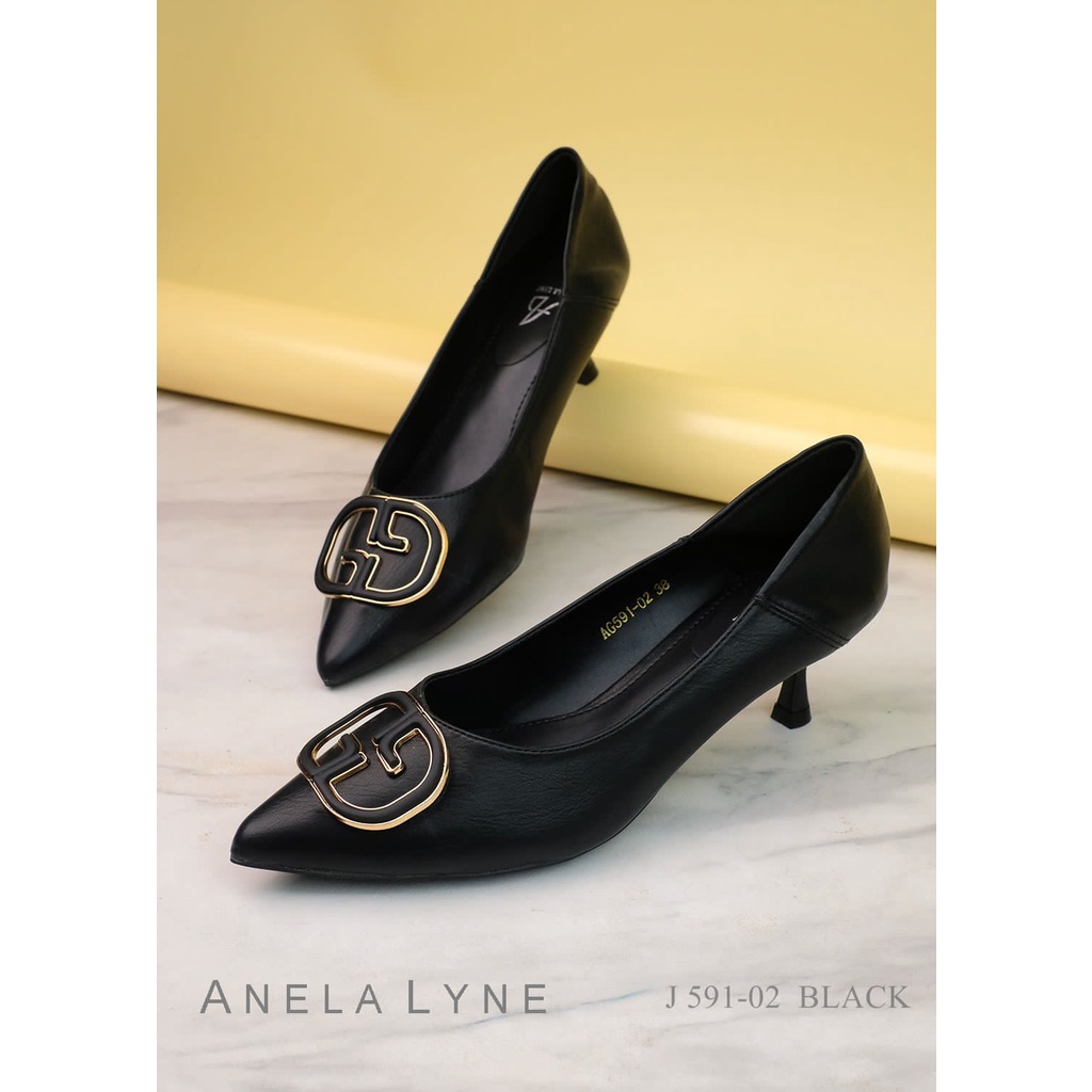 ANELA LYNE SEPATU KERJA HEELS ANICE 591-02 ORIGINAL