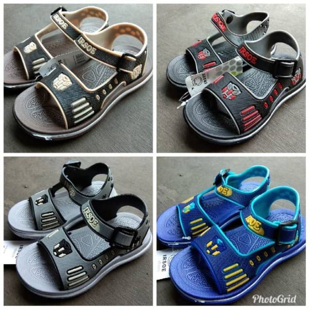 Sepatu Sandal  Anak  Laki Laki Transformer Irsoe  19 20 21 22 