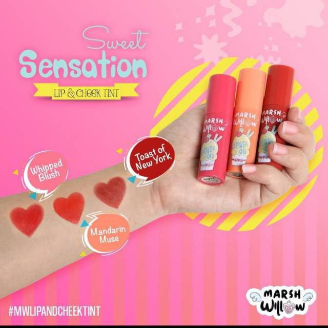 Marshwillow LIP TINT Sweet Sensation Lip &amp; Cheek Tint