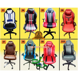 Pengrajin Kursi kerja kantor Gaming Racing casper donat bisa custome