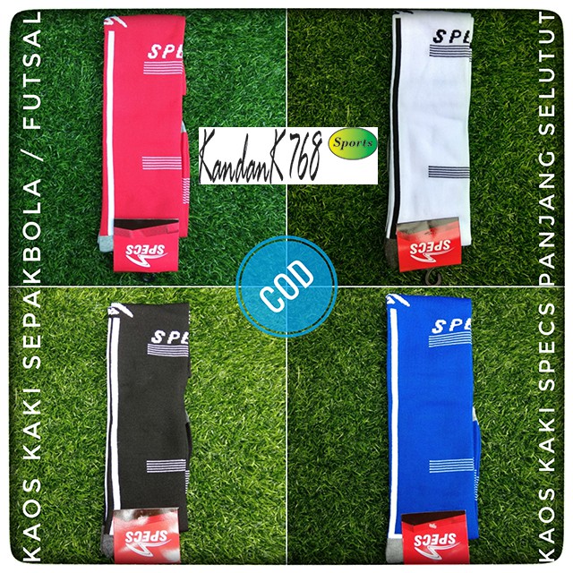 Specs Socks / Kaoskaki Panjang Selutut / Kaos Kaki Sepakbola Kaos Kaki Futsal Specs
