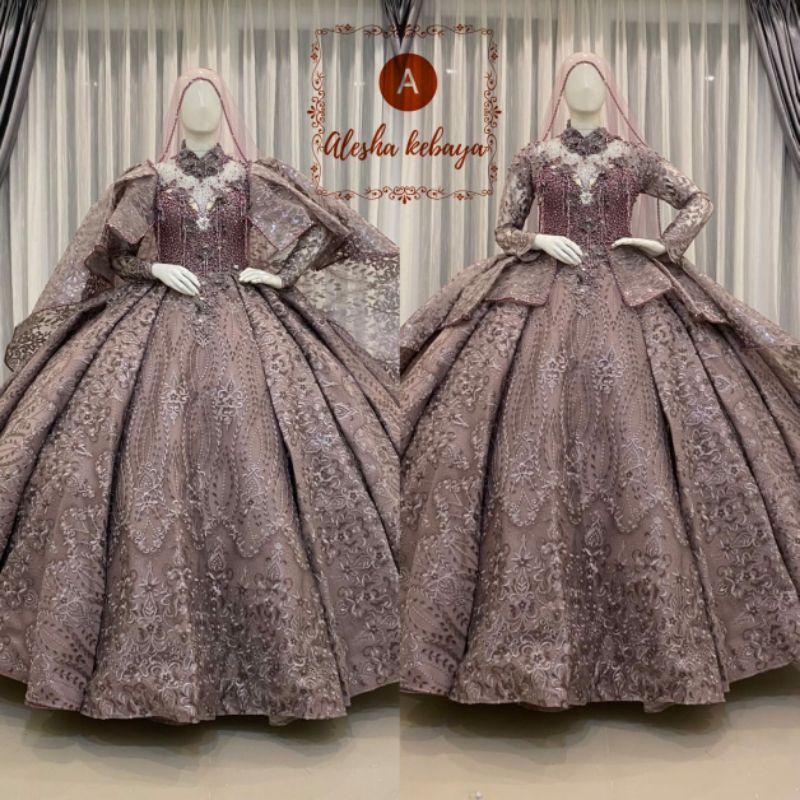 Gaun pengantin barbie premium 3 in 1/Wedding dress