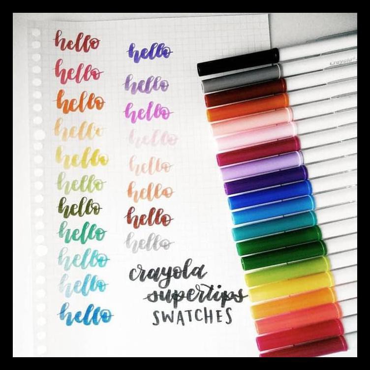 

Supertips Crayola Washable Marker Fine Line 20Ct Kualitas Terbukti Terbaik
