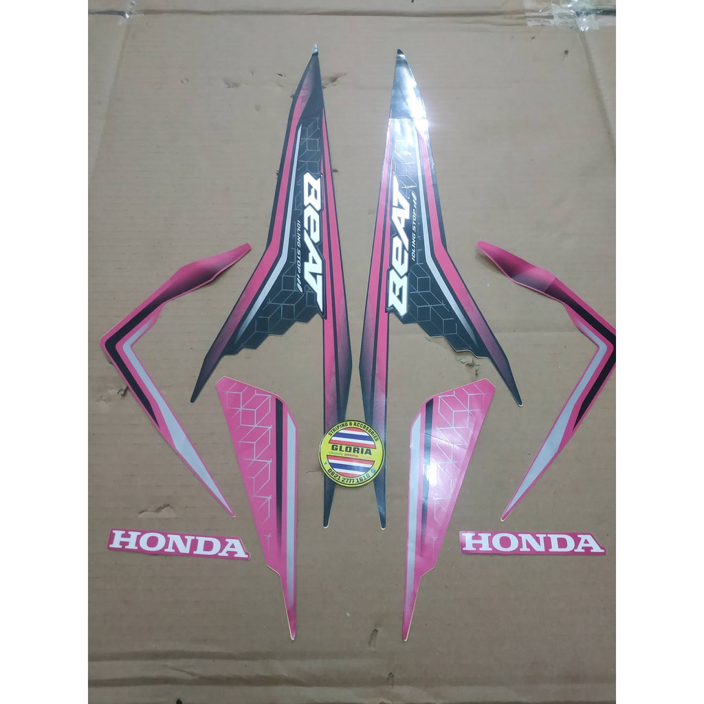 Striping List Body Beat New LED ISS 2020 - Hitam Pink Magenta