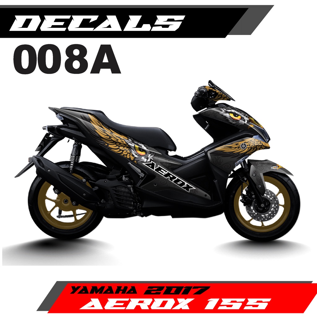 Decal Stiker Yamaha AEROX 155/2017 Design ELANG Tribal - 008