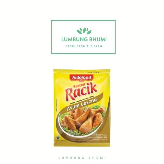 

Lumbung Bhumi - Indofood Racik Ayam Goreng 1 Pcs ( Bumbu Instant )