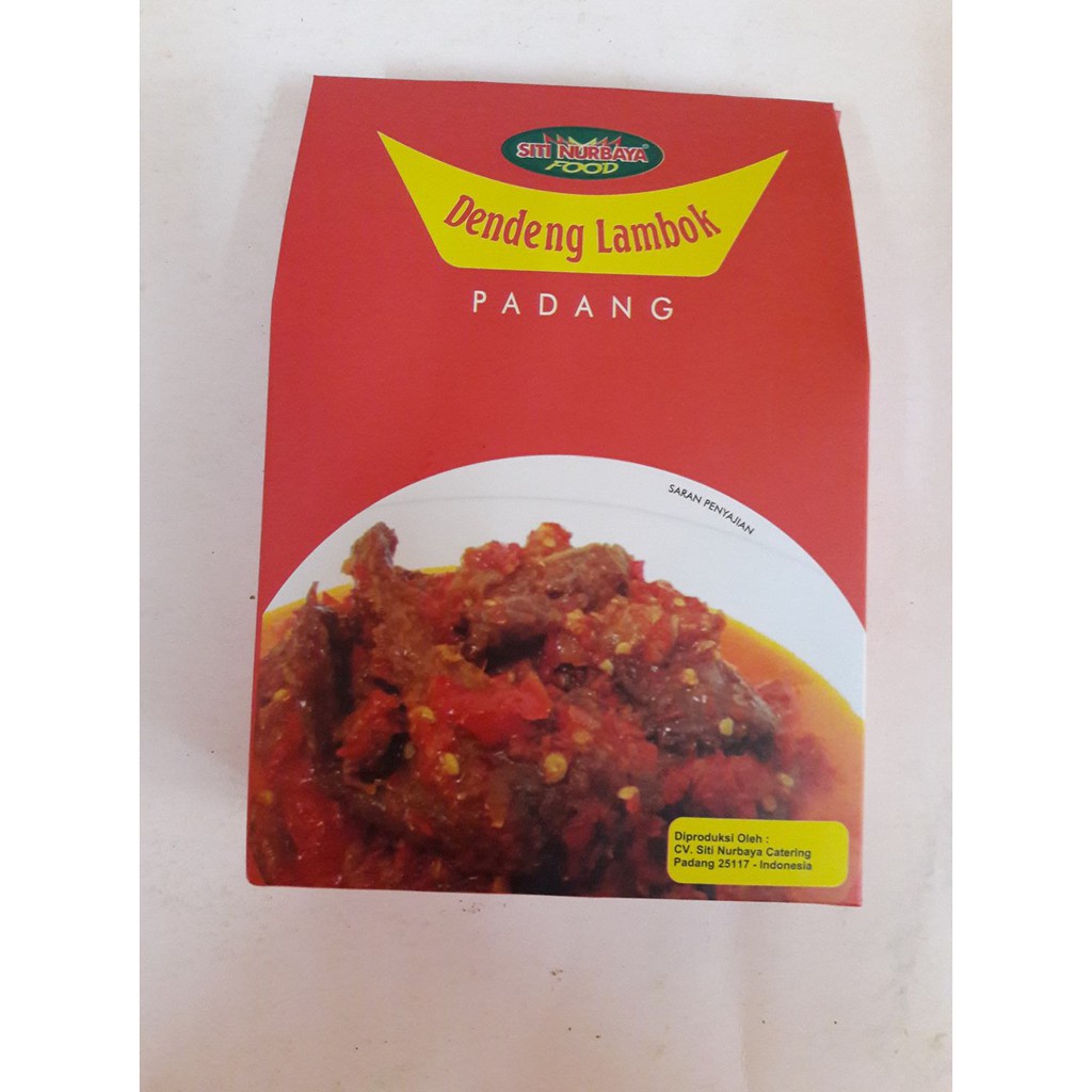 

Dendeng Balado Siti Nurbaya Khas Padang Kemasan 250 gram