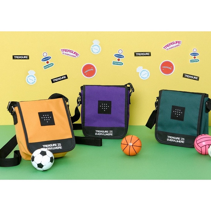 [READY STOCK] [TREASUREMAP] TREASURE - CROSS BAG - Kuning