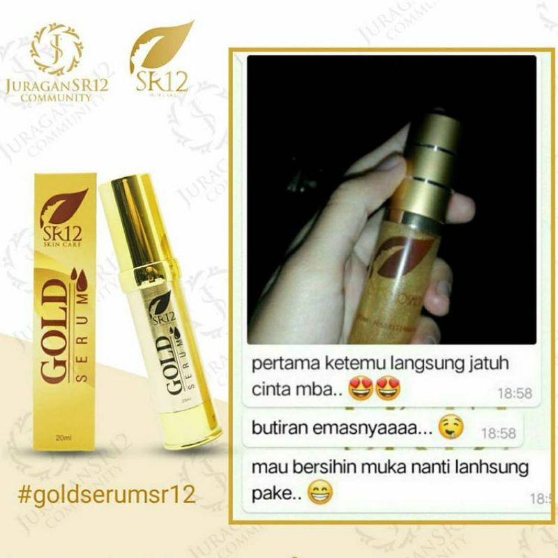 Gold Serum SR12 Serum Wajah Glowing BPOM Penghilang Flek Hitam Serum Penghilang Plek Hitam Membandel Serum Muka Serum Wajah Serum Emas Perawatan Wajah Serum Dark Spot Penghilang Dark Spot Serum Essence