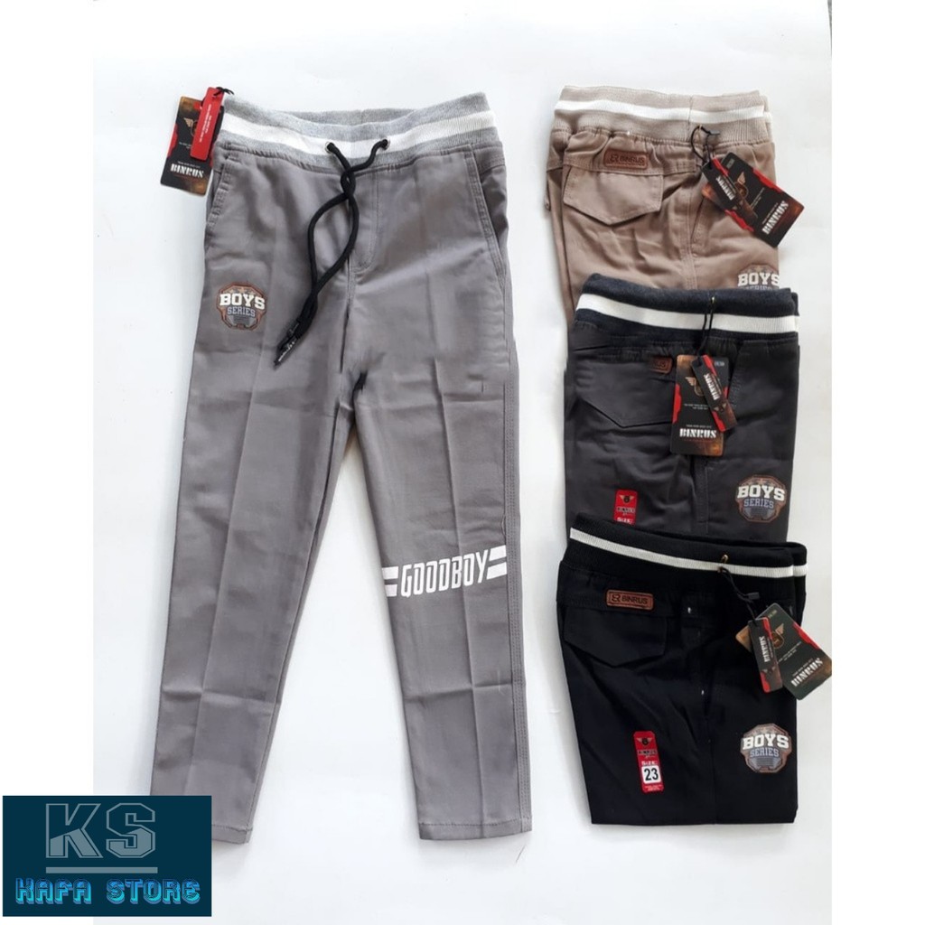 CELANA CHINO PRIA | CELANA CHINOS ANAK PANJANG | PINGGANG KOLOR RIP size 21-23