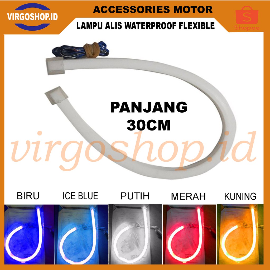 LED DRL Panjang 30CM / LED Alis Mobil dan Motor Lentur dan Flexible Mudah Di bentuk