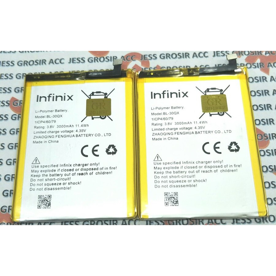 Battery Batre Baterai Infinix HOT S - HOT S PRO X521 BL-30QX BL30QX BL 30QX