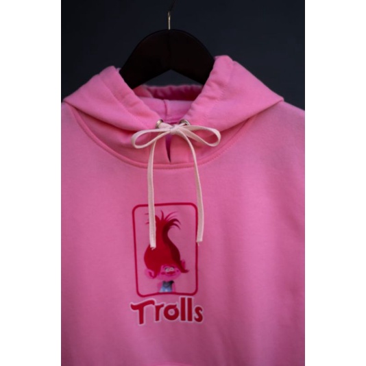 HOODIE ANAK TROLLS//HOODIE ANAK FLEECE TEBAL TERBARU'