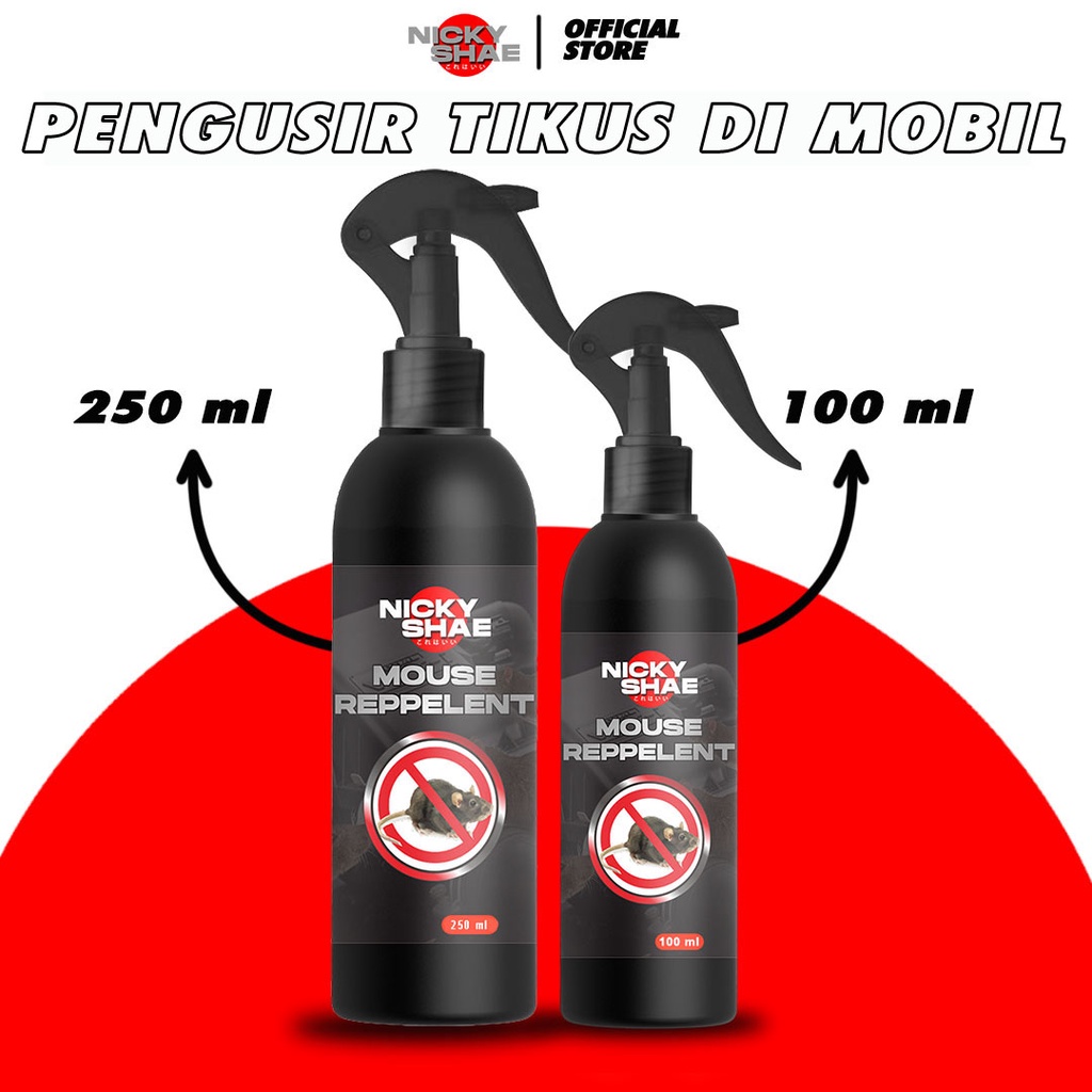 Nicky Shae pengusir tikus - Pengusir tikus mobil - Pengusir tikus - Alat pengusir tikus - Spray anti
