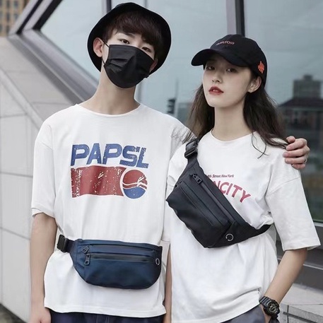 Tas Dada Pria Tas Pinggang Leisure Outdoor Olahraga Tren Naik Sepeda Motor Tas Messenger Tas Kecil Fashion Versi Korea Tahan Air Wanita