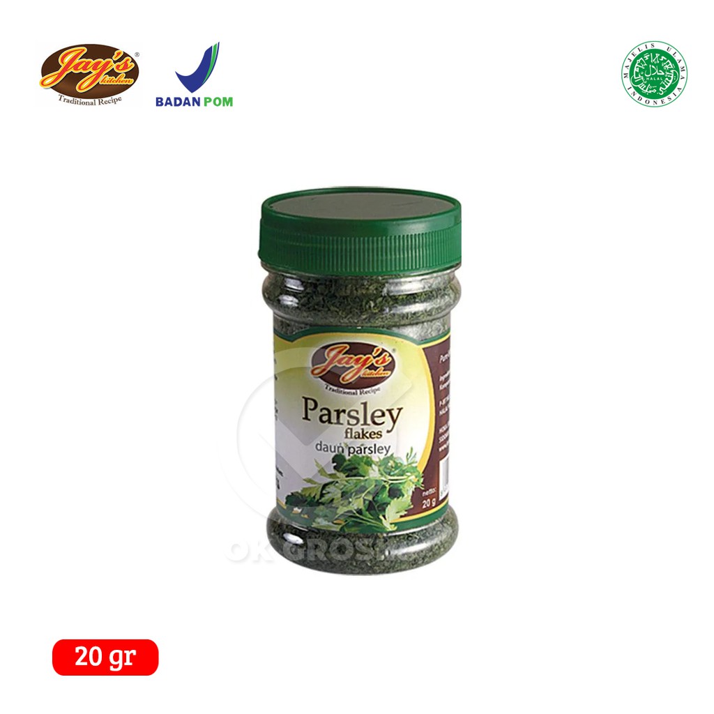 

Jay's Parsley Flakes / Daun Parsley (20 gr)