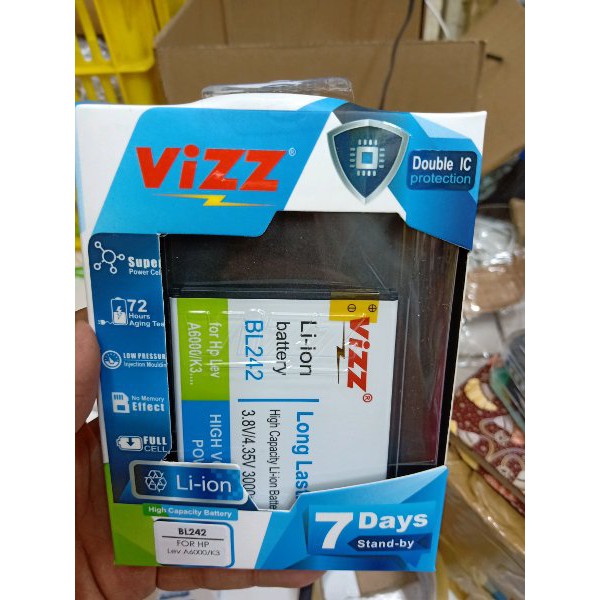 Baterai Batre Battere Lenovo A6000 BL-242 K3 Double Power Batt Battery lenovo A6000