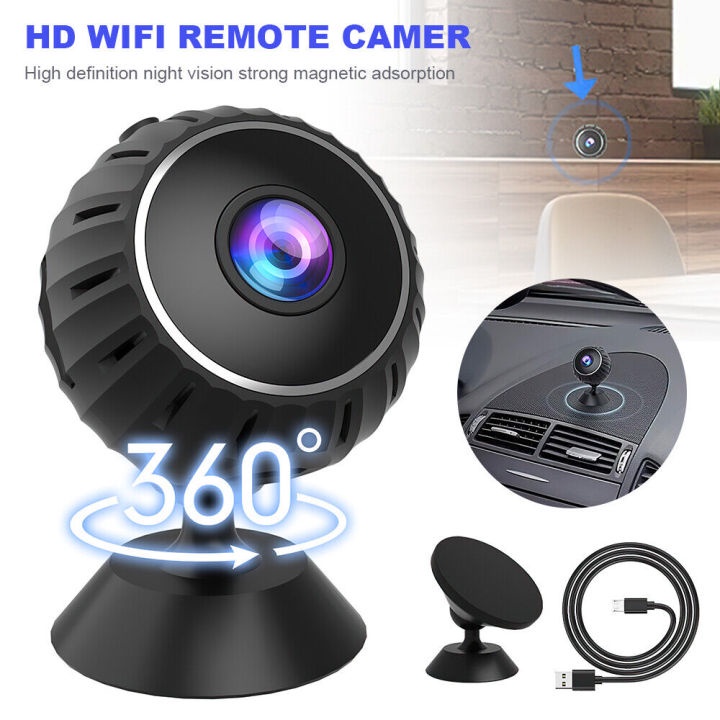 Spy Cam W8 Mini Cctv Wifi Camera  Hd 1080P Micro Kamera Spy Camera Kamera pengintai Pengintai Original Impor