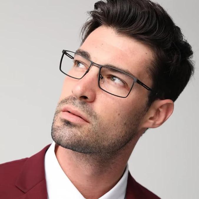 Kacamata Ff6 + Lensa Essilor Crizal Minus Plus Pria Sup-247