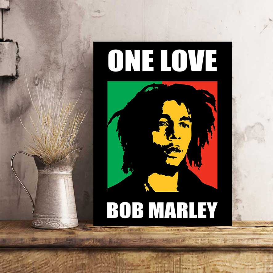Poster BOB MARLEY Hiasan Dinding Poster Kayu walldecor 03 Pajangan