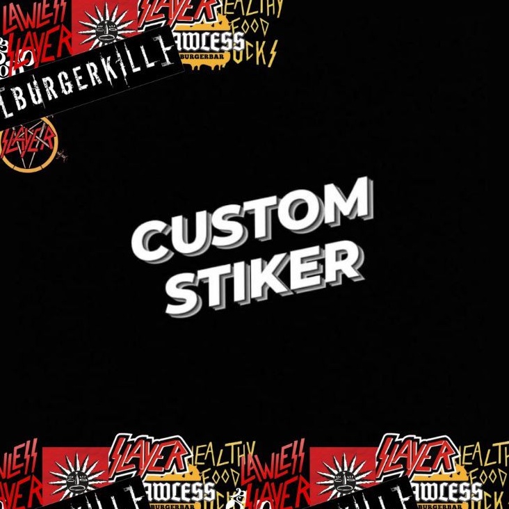 

CUSTOM STIKER | VYNIL GRAFTAC | GOOD QUALITY