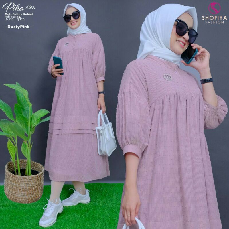 PIKA Midi&quot; New Warna Baru&quot;Best Seller &quot;Dress Ori by Shofiya