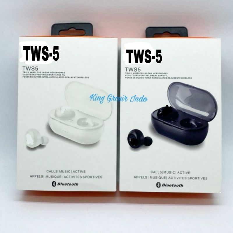 Headset Bluetooth TWS 5 Wireless Earphone TWS 5