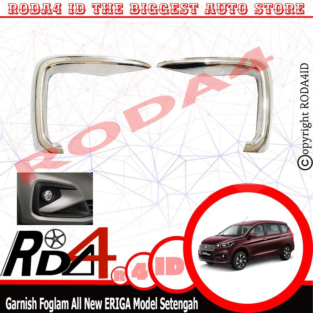 Garnish  Ring Fog Lamp All New Ertiga 2018 Model Setengah