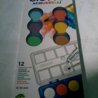  Cat  air  Water Colour 12 warna merk Giotto  Shopee Indonesia
