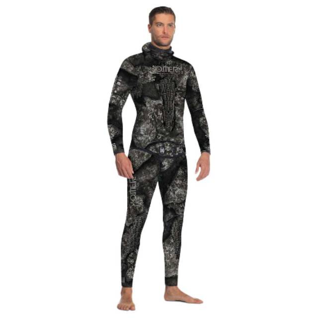 Omer Black Stone 3 mm 2 Pieces Wetsuit