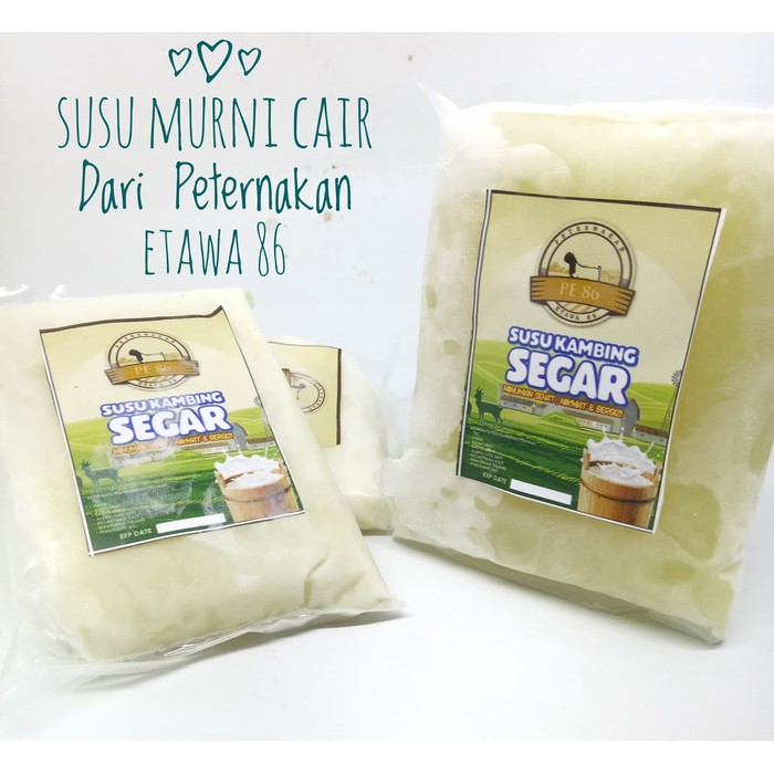 

Susu Kambing Murni Cair 200 ml, Segar, Sehat, Nikmat dan Bergizi