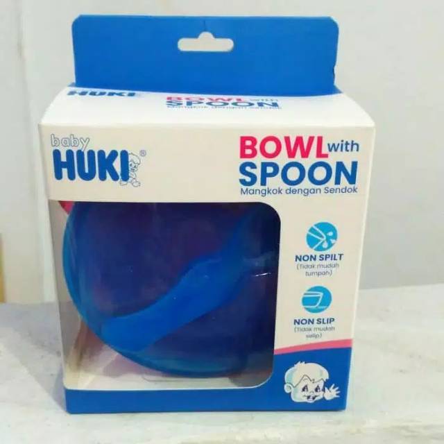 Baby HUKI Bowl With Spoon Mangkok HUKI