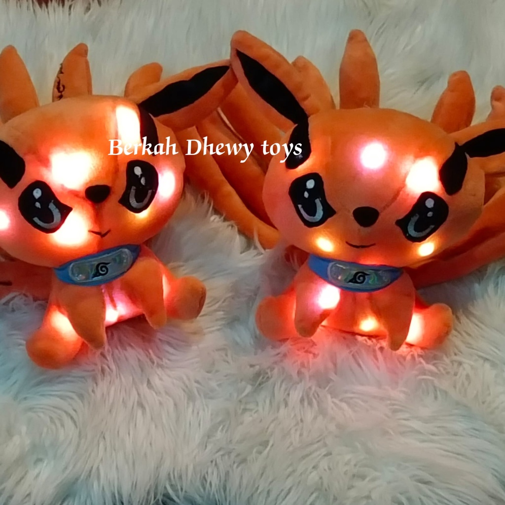 Boneka kurama/boneka karakter kurama/boneka kurama led/boneka lucu/boneka led