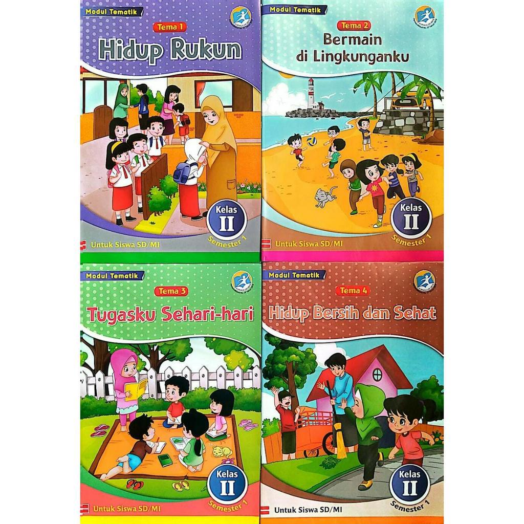 Buku LKS Tematik Tema 1,2,3,4,5,6,7,8 Kelas 2 SD/MI Semester 1 &amp; 2 kurikulum 2013