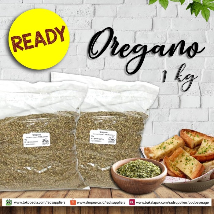 

New Arrival - Premium Oregano 1Kg, Kemasan Ekonomis, Harga Terbaik..!!
