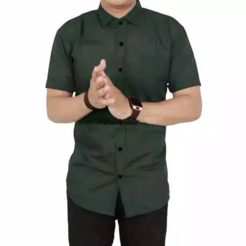 Kemeja Lengan pendek Kemeja polos  Kemeja slimfit casual / kemeja termurah