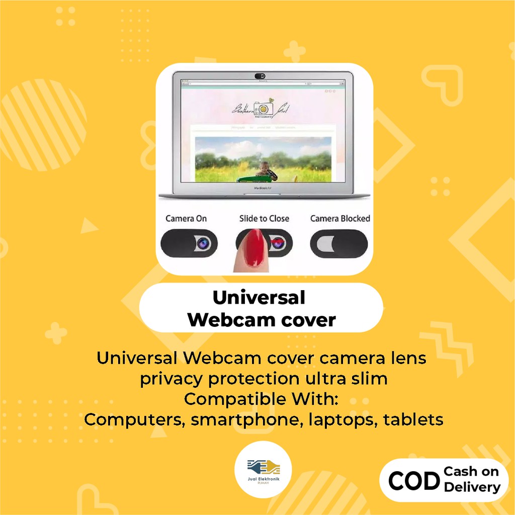 Universal Webcam cover camera lens privacy protection ultra slim