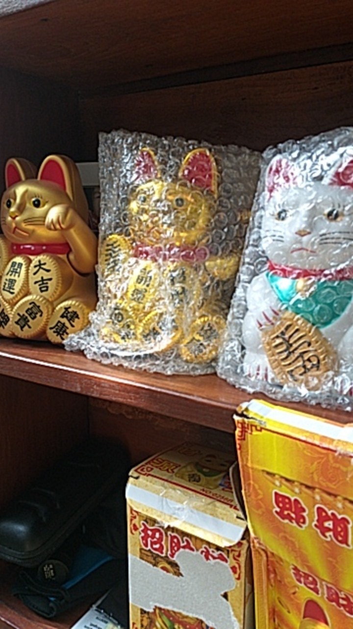 Lucky Cat /kucing Rejeki/kucing Hoki/kucing Maneko Neki Baterai 16.5cm